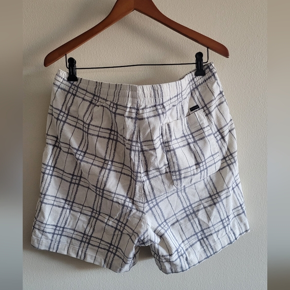 Pacsun Volley corduroy textured shorts Men's XL grey plaid - Picture 8 of 10